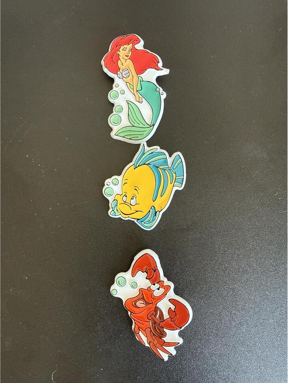 LOT Disney vintage plastic pin collection little mermaid  [COPY] [COPY] [COPY]